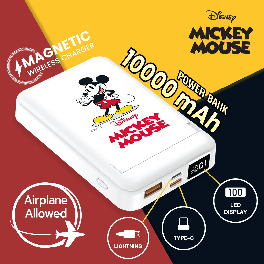 Disney&Pixar Magsafe Power Bank (10000mAh) (White) by Amaze Max
