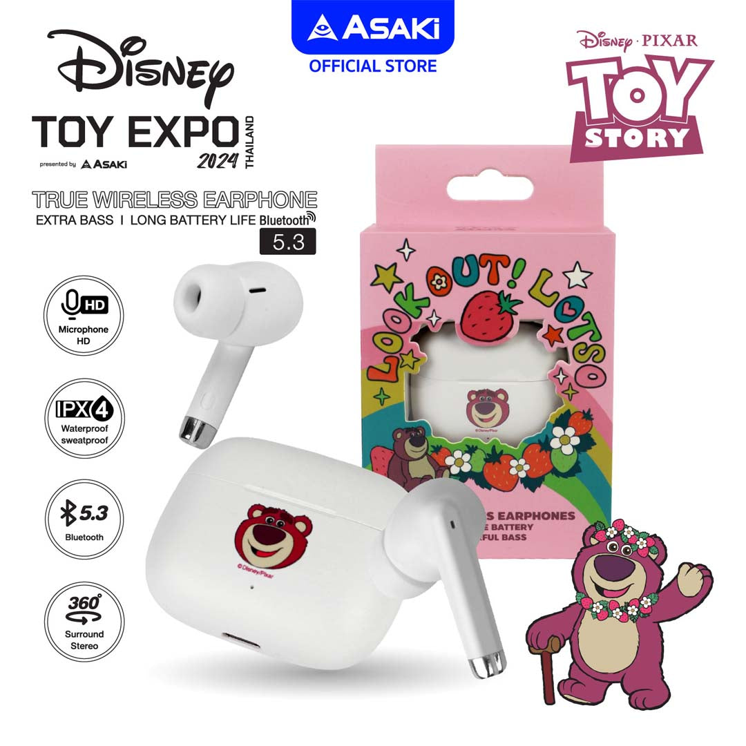 Lotso Toy Story TWS Earphone (White) by Asaki