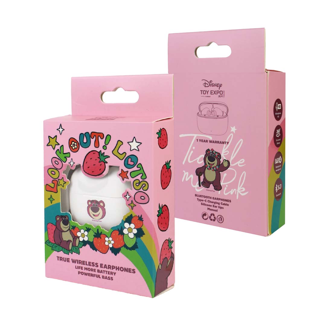 Lotso Toy Story TWS Earphone (White) by Asaki