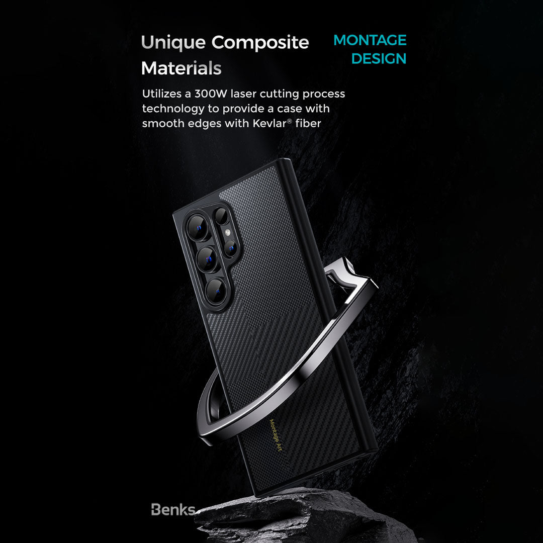 Montage Kevlar ArmorAir Pro (Samsung S24 Ultra) (600D+1500D) By Benks