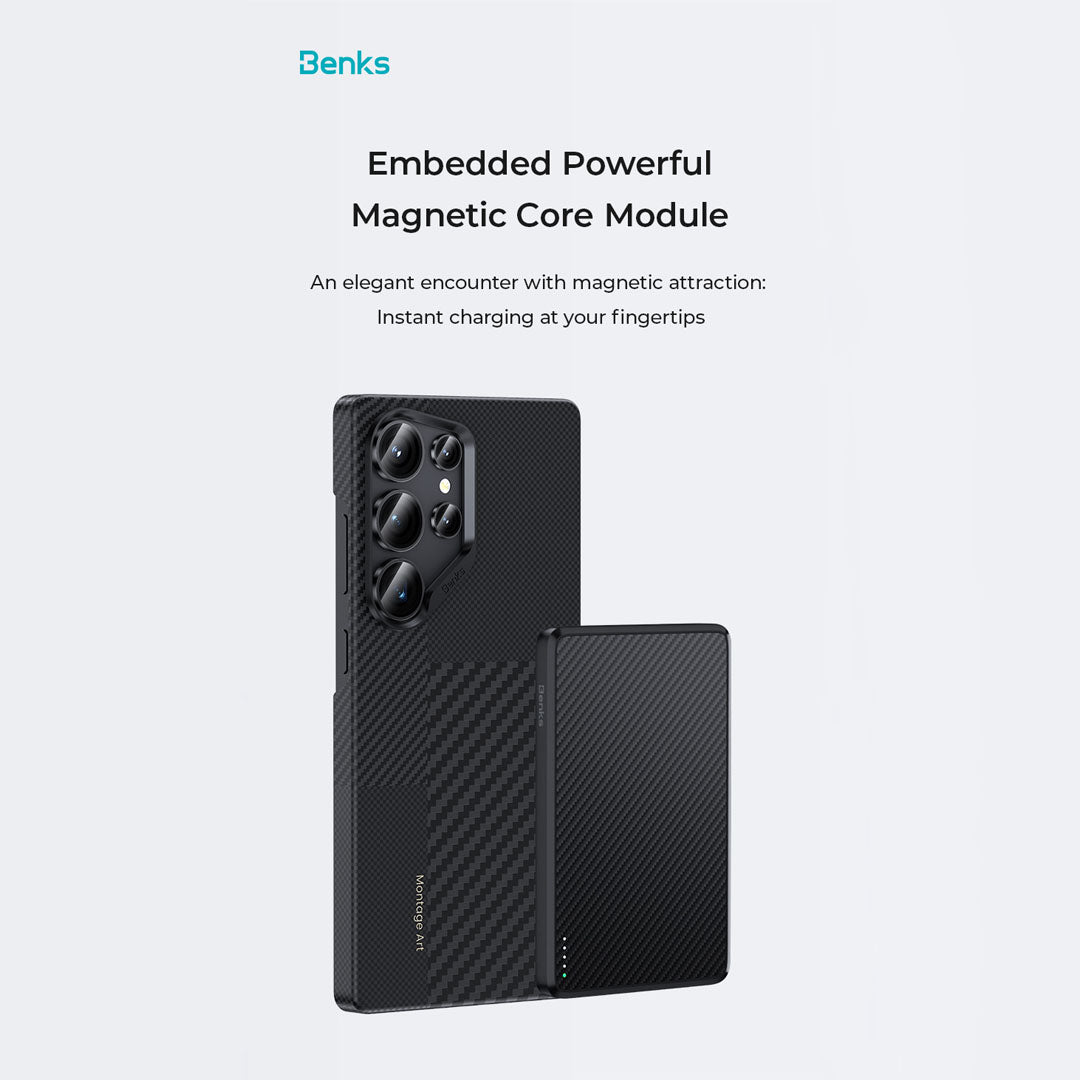 Montage ArmorAir 600D Case (Samsung S25 Ultra) (Black) By Benks