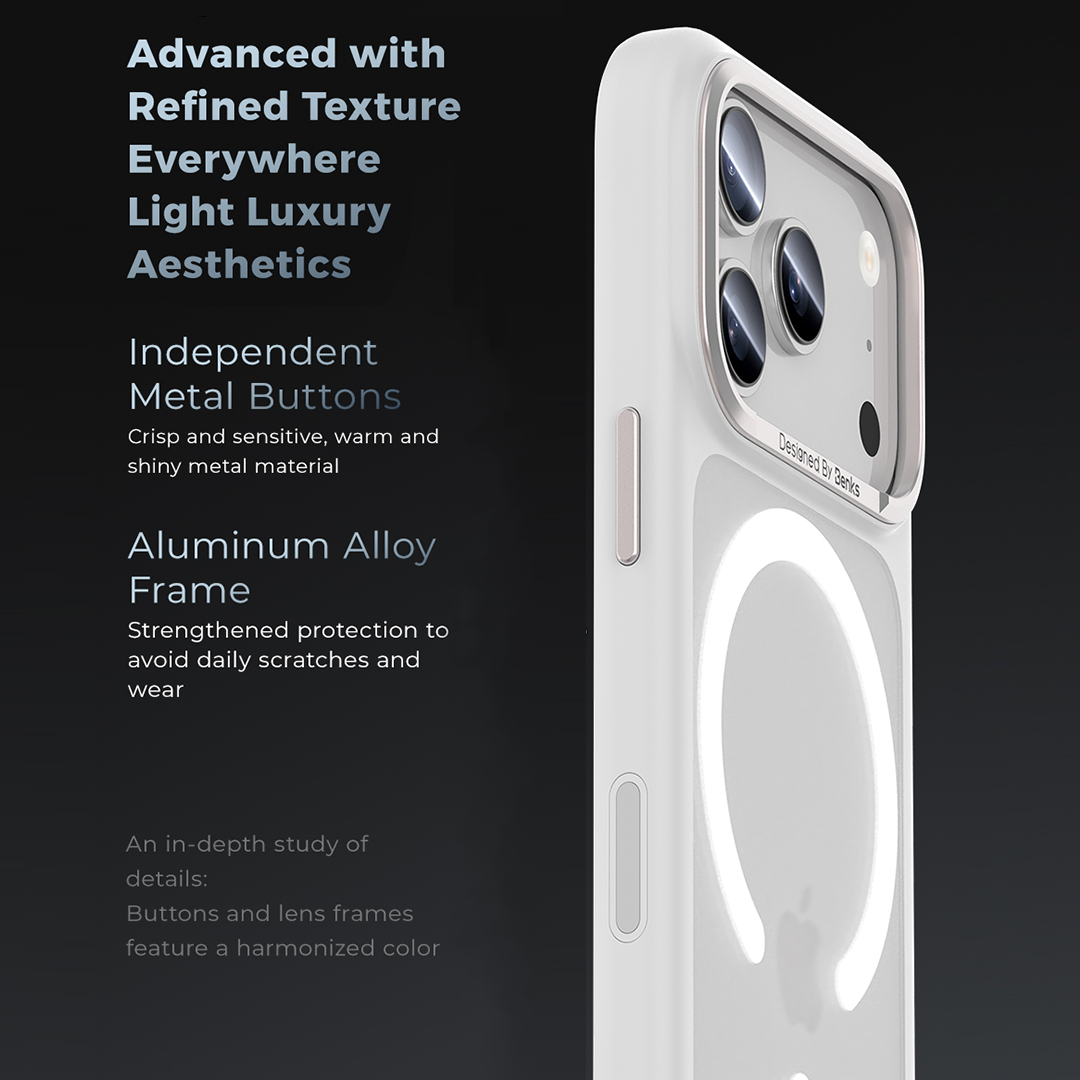Mist Case (iPhone 17 Pro Max) (White) by Benks