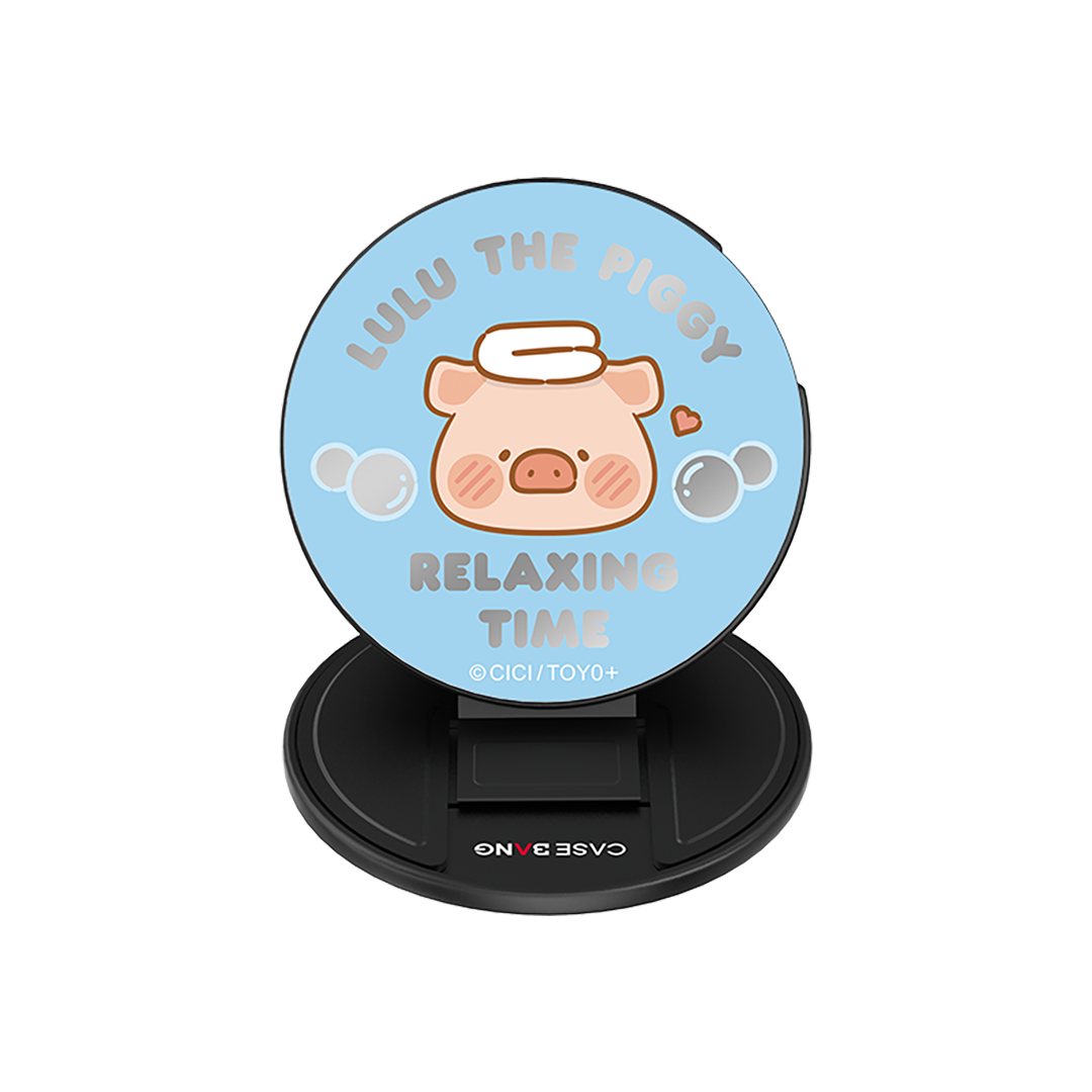 Bubble Piggy Lulu the Piggy Griptok Magsafe Stand Cover By Casebang
