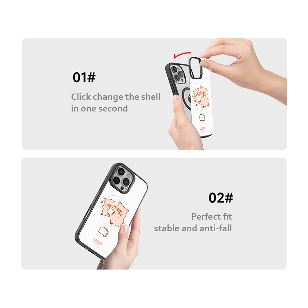 Toast Piggy Lulu the Piggy Phone Cover (iPhone) By Casebang
