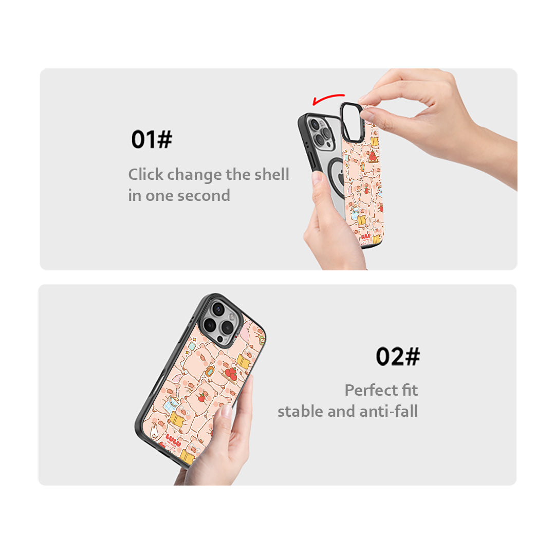 Shopping Piggy Lulu the Piggy Phone Cover (iPhone) By Casebang