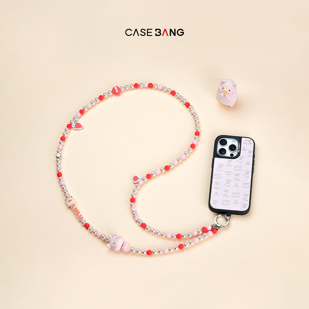 Lulu the Piggy Lanyard by Casebang