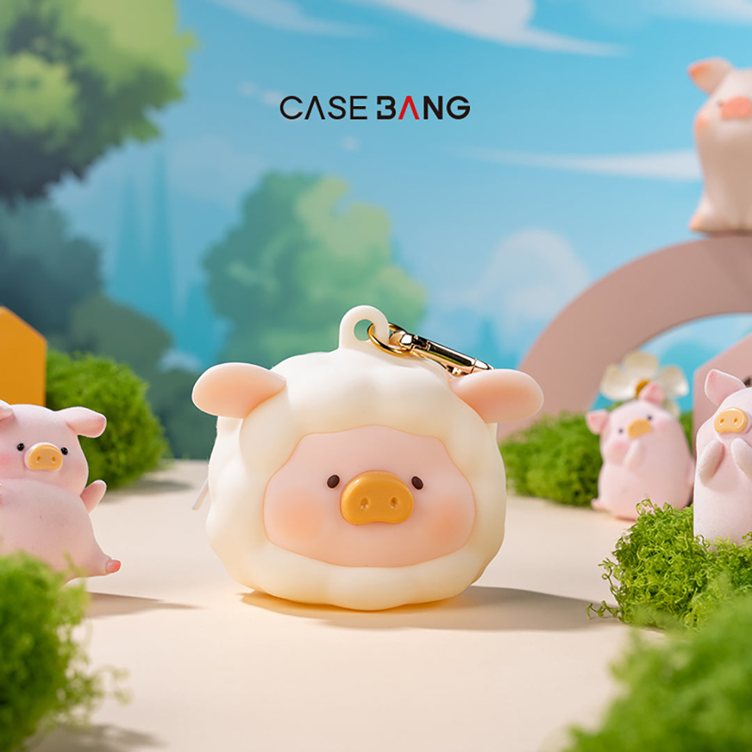 Lulu the Piggy Silicone Earphone Storage Bag (Sheep Pig) by Casebang