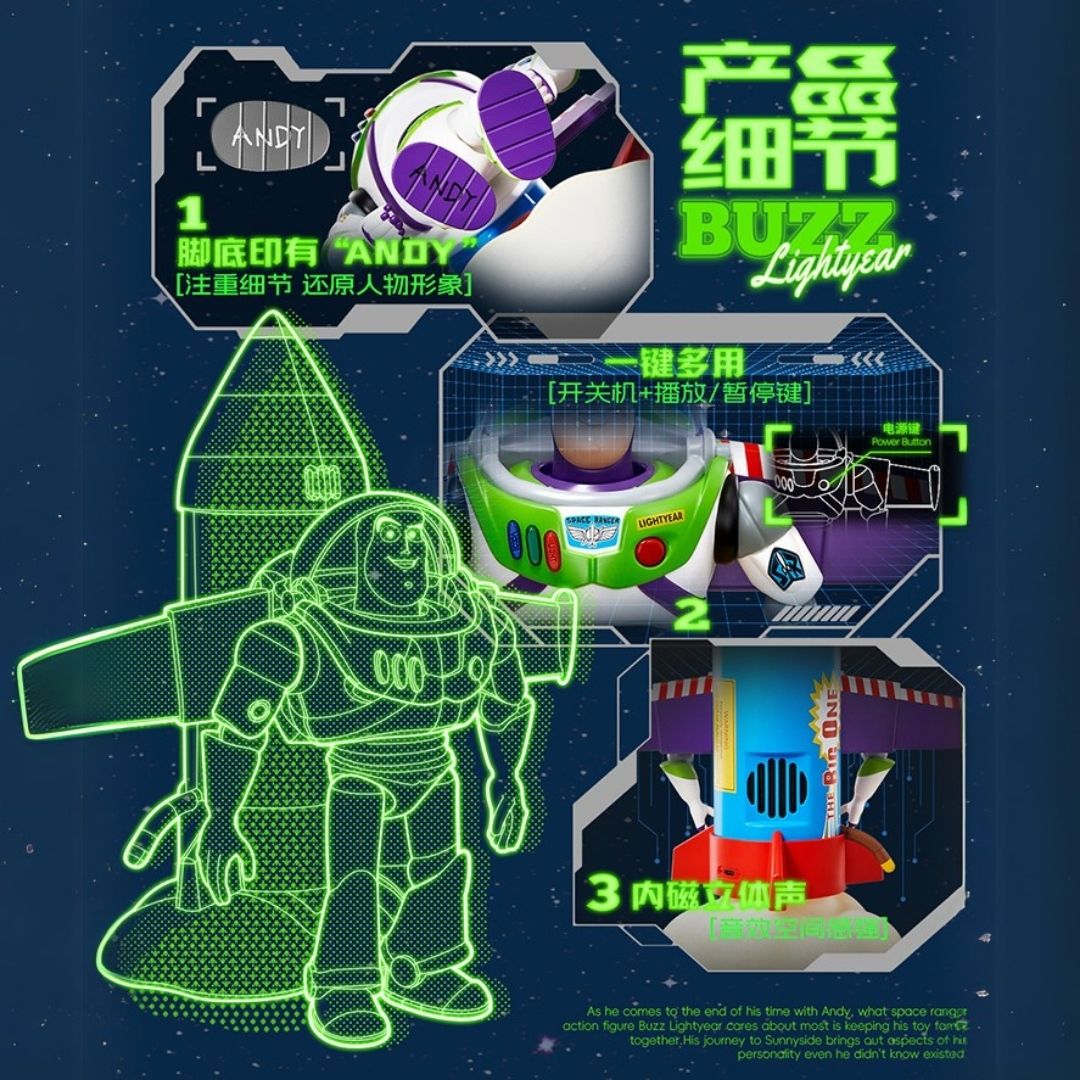 Buzz Toystory Bluetooth Speaker (w/Light) by Martube