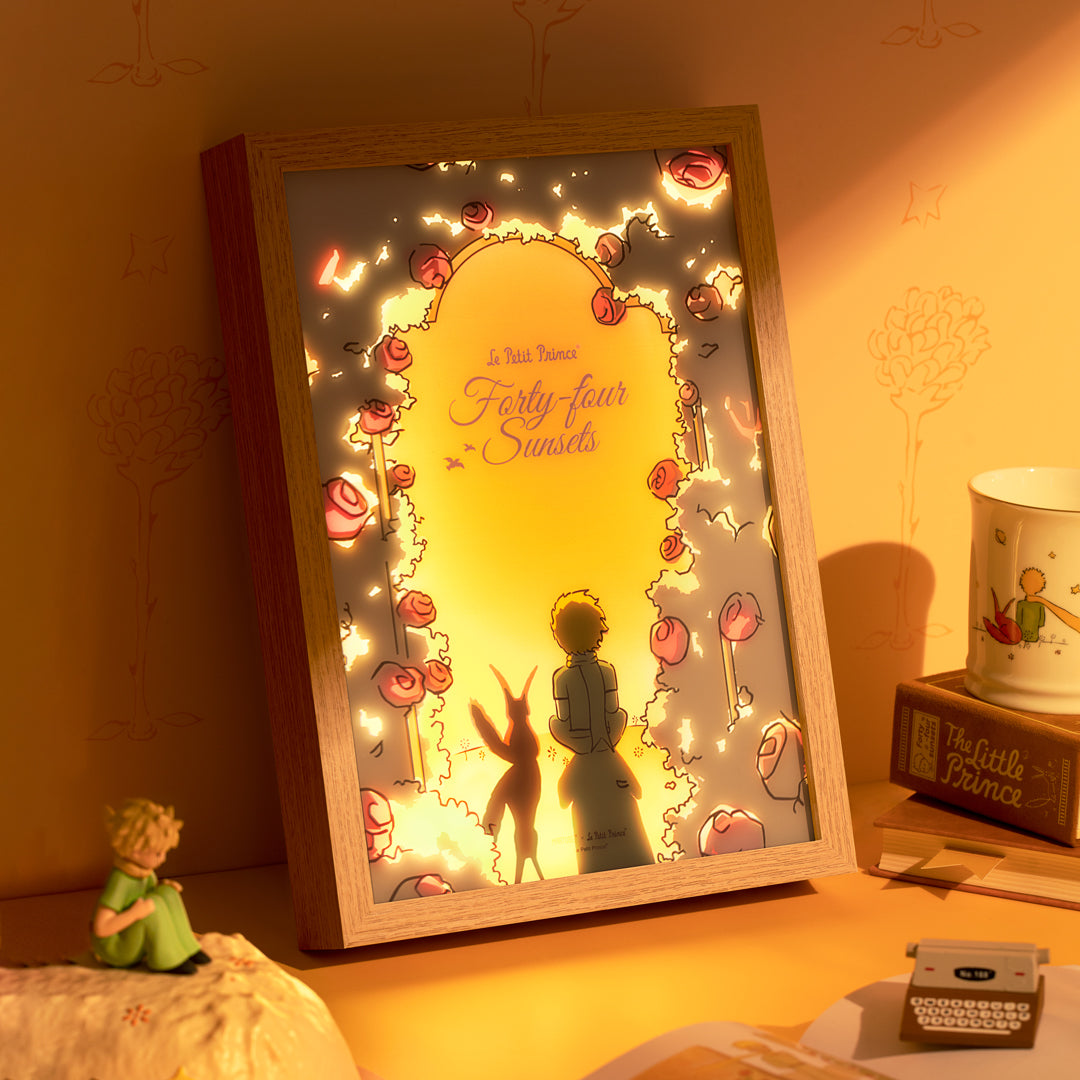The Little Prince Rose Garden Frame Lamp (Rose Edition) by Martube