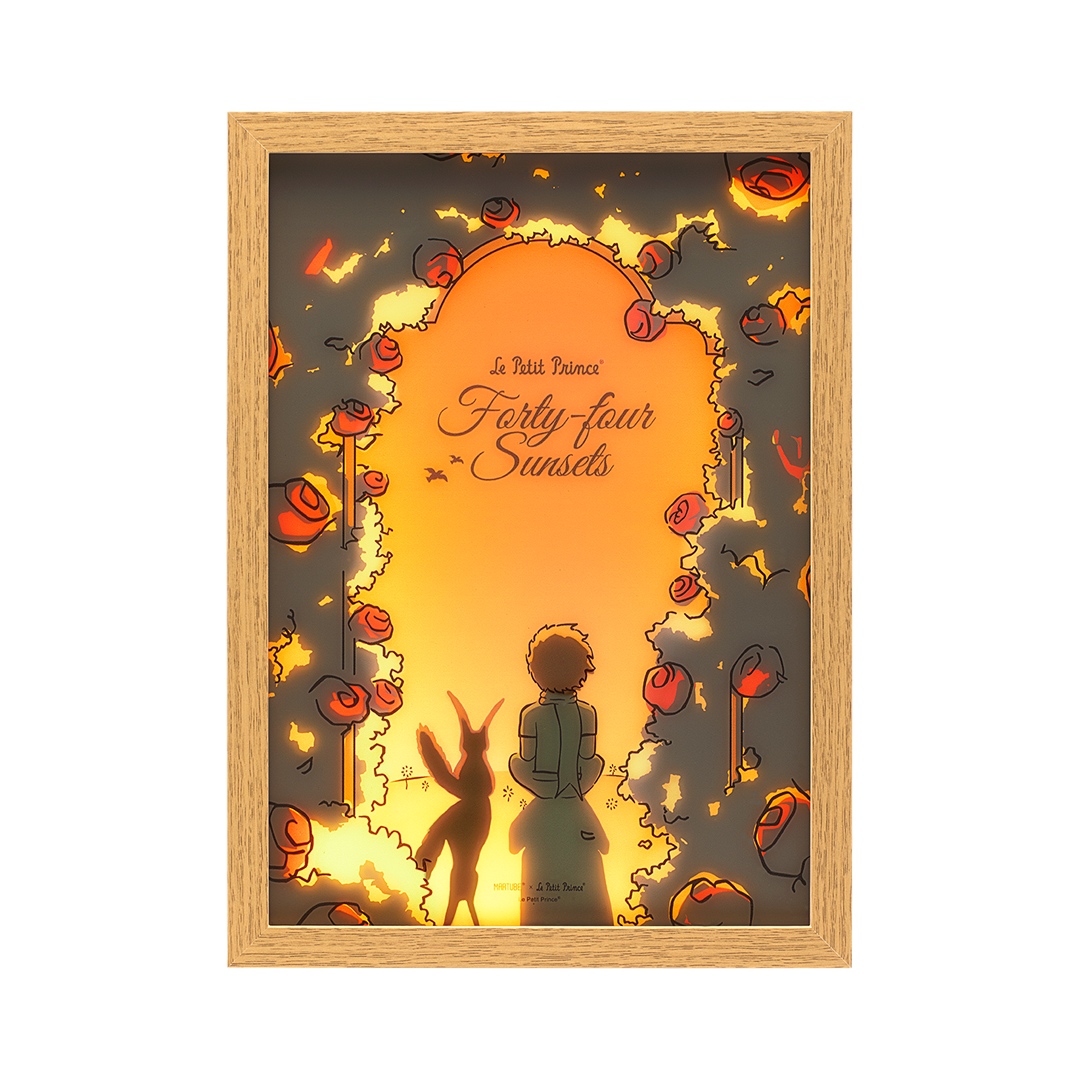 The Little Prince Rose Garden Frame Lamp (Rose Edition) by Martube