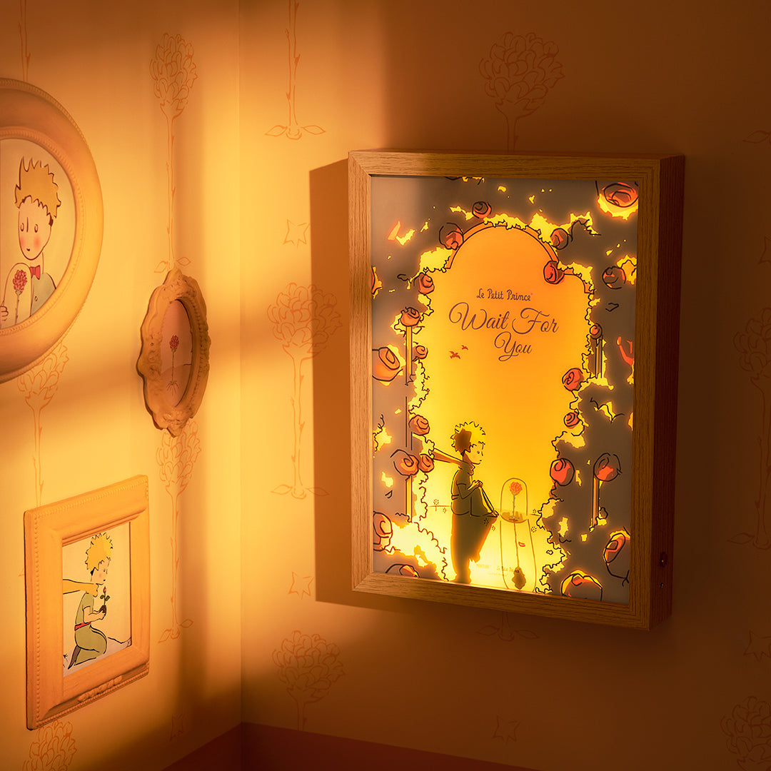 The Little Prince Rose Garden Frame Lamp (Rose Edition) by Martube
