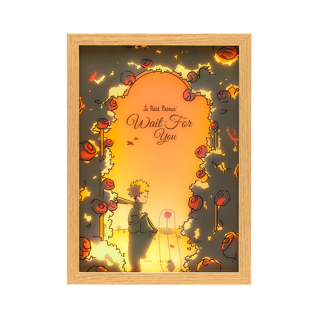The Little Prince Rose Garden Frame Lamp (Rose Edition) by Martube
