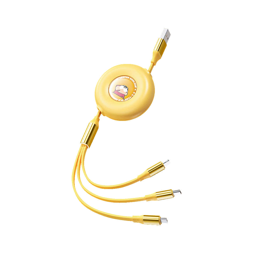 Crayon Shinchan 3In1 Charge & Sync Cable By Rock