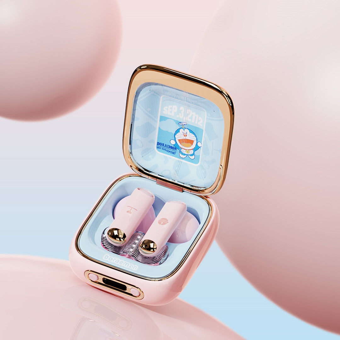 Doraemon Retro Style TWS Earphones (Pass Loop) By ROCK
