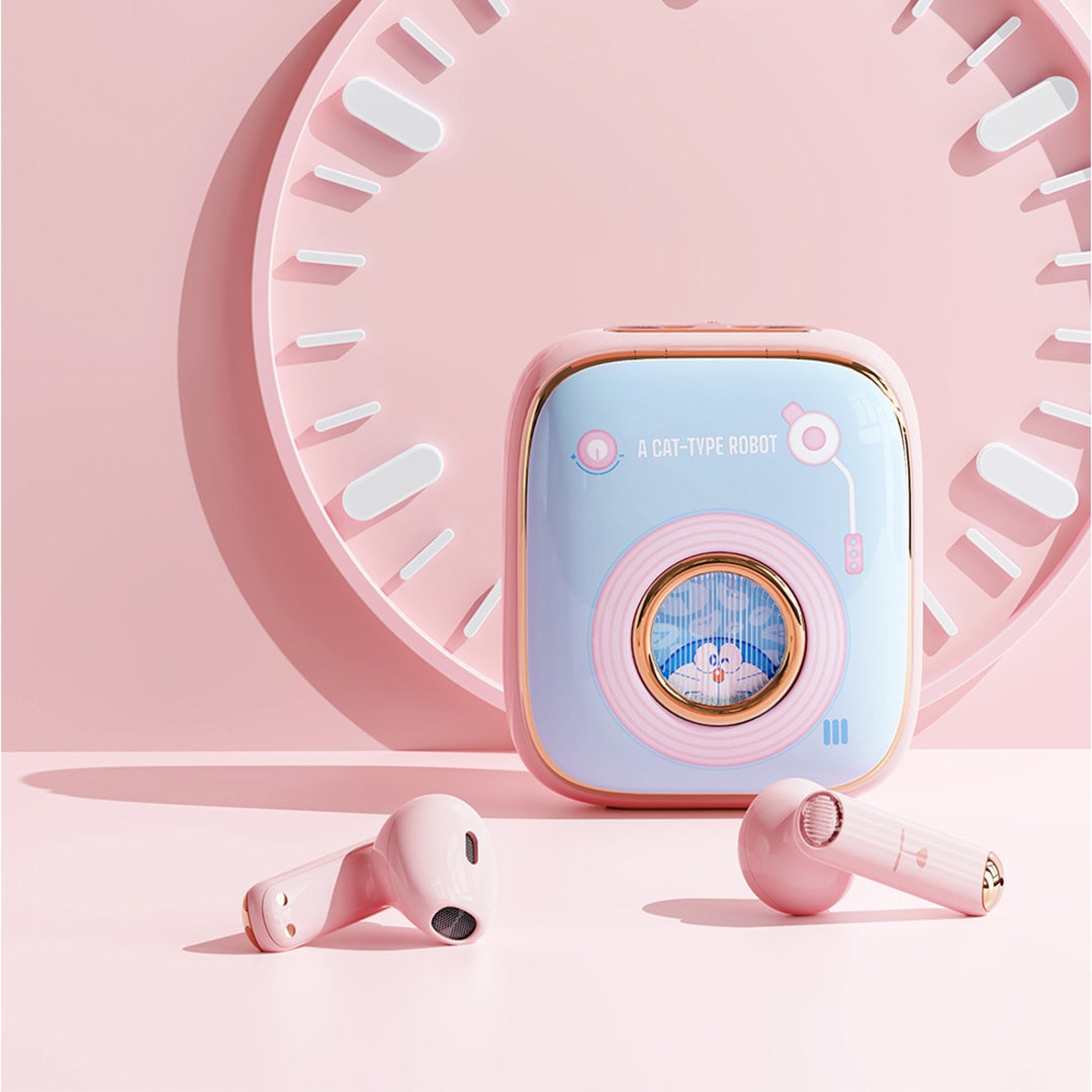 Doraemon Retro Style TWS Earphones (Pass Loop) By ROCK