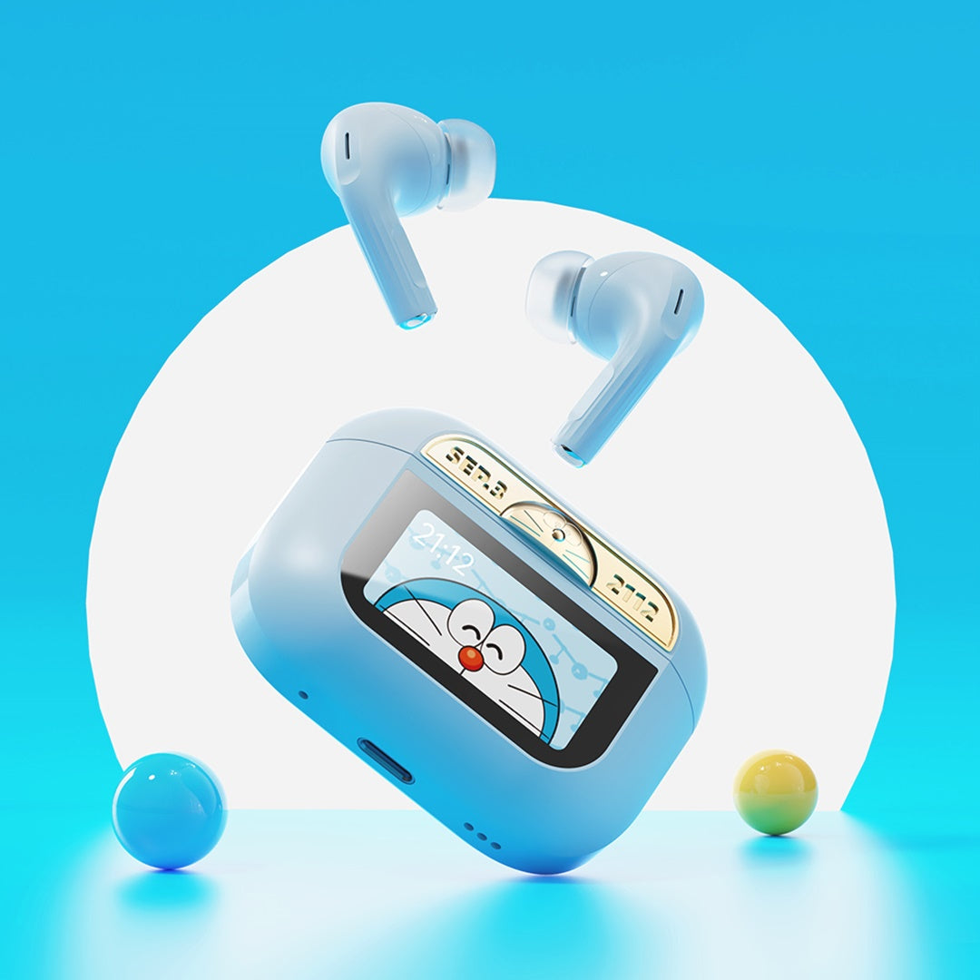 Doraemon TWS Earphones (A5 Pro Smart Touch Screen ANC) By Rock