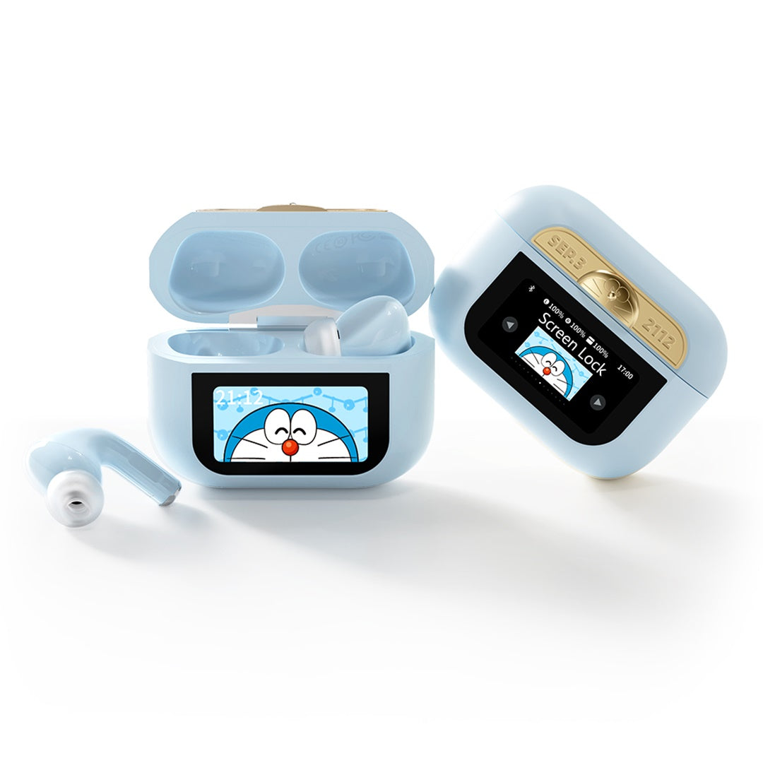Doraemon TWS Earphones (A5 Pro Smart Touch Screen ANC) By Rock