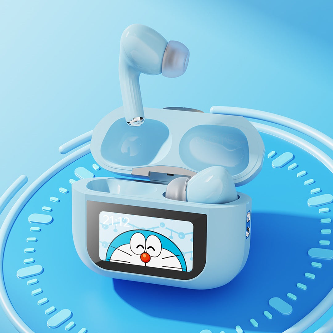 Doraemon TWS Earphones (A5 Pro Smart Touch Screen ANC) By Rock