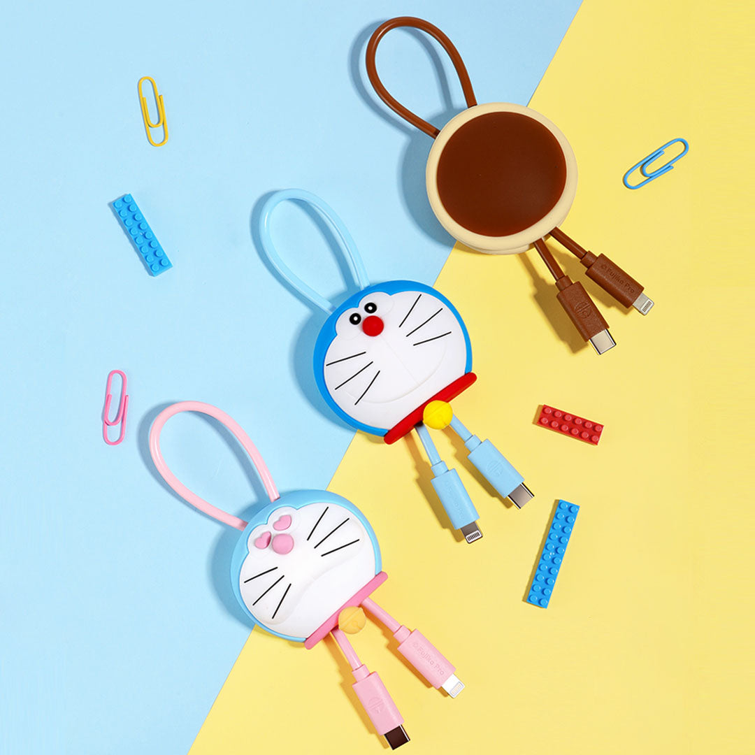 Dorayaki Doraemon Cable (C to L 27W )(Pink) by Rock