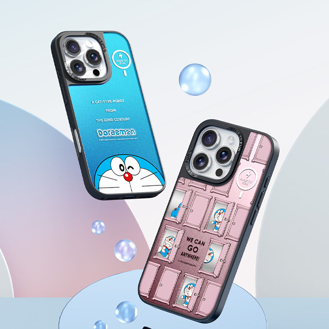Doraemon Glaze Magnetic Case (iPhone 16) (Classic Doraemon) by Rock