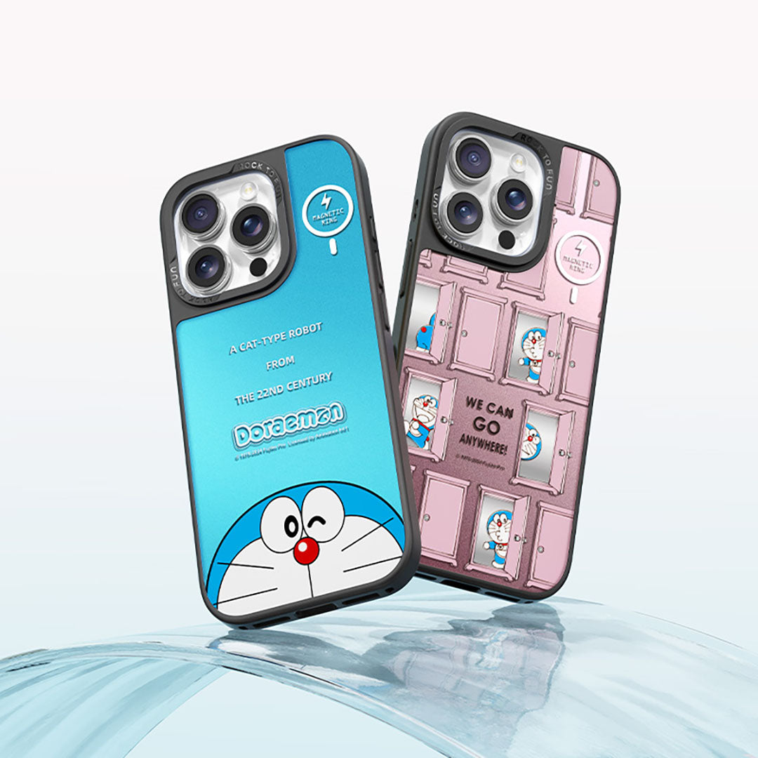 Doraemon Glaze Magnetic Case (iPhone 16) (Classic Doraemon) by Rock