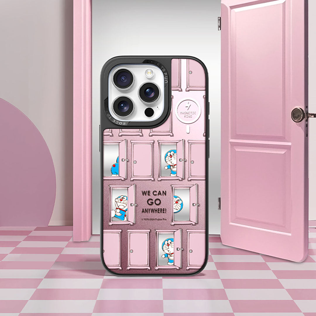 Doraemon Glaze Magnetic Case (iPhone 16) (Classic Doraemon) by Rock