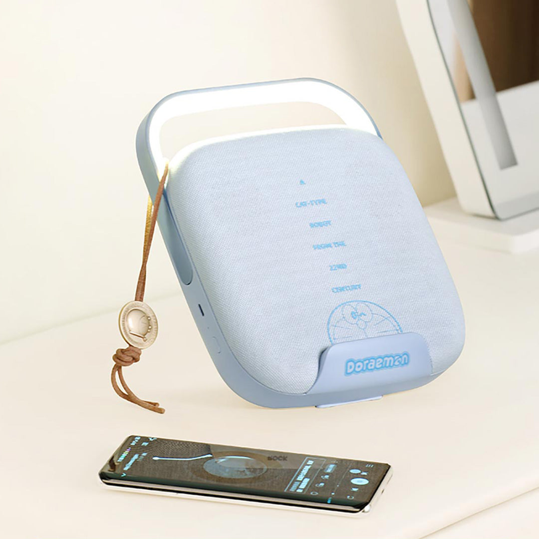 Doraemon Starlight Wireless Charging Lamp Speaker (Blue) by Rock