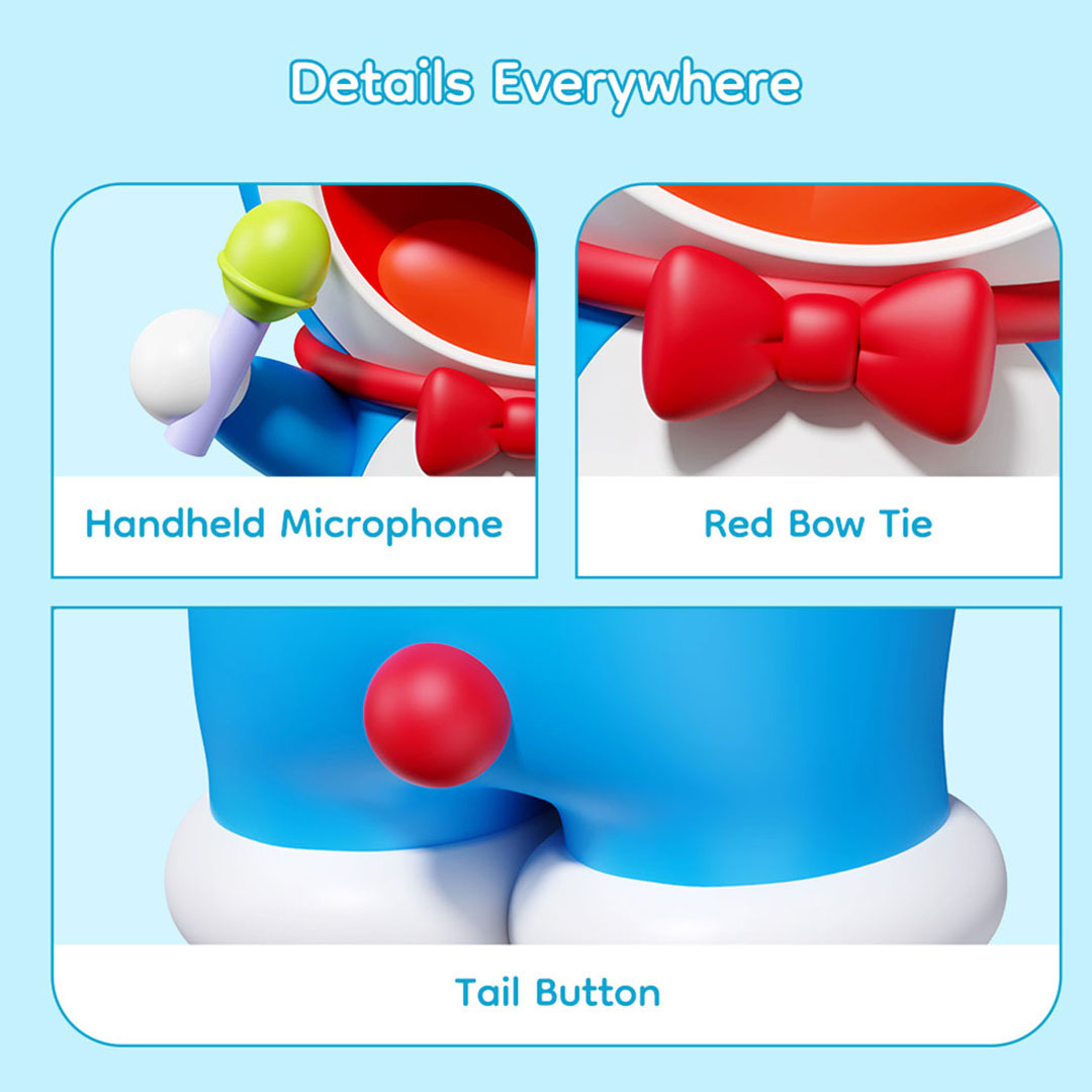 Doraemon Mic King Speaker (Blue) by Rock