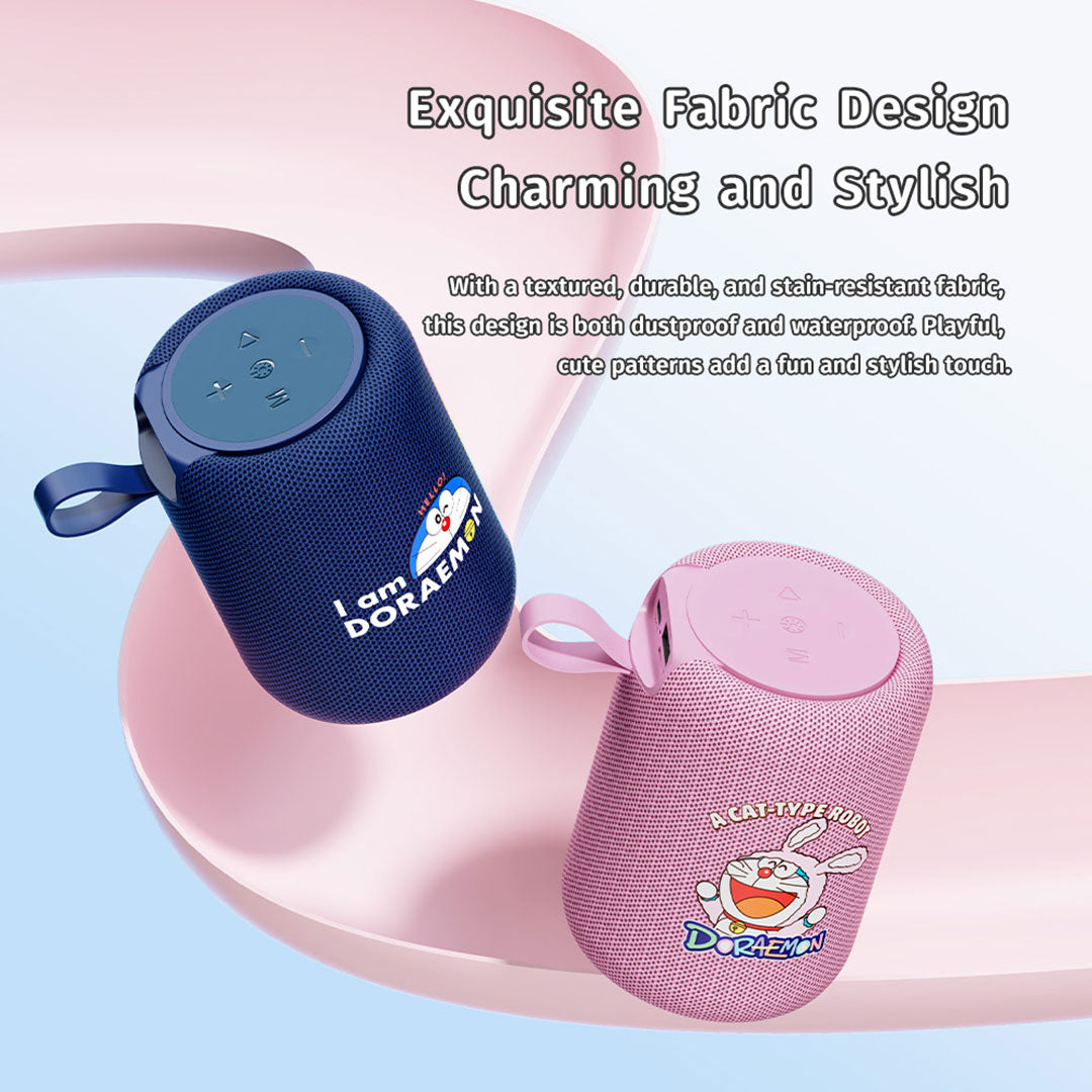 Doraemon S56 Fabric Mesh Lamp Speaker (Pink) by Rock