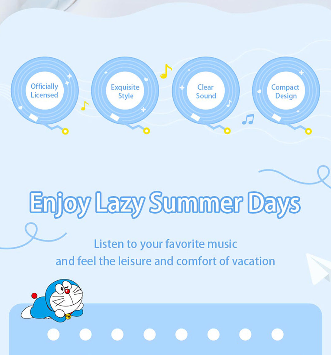 Doraemon Summer Speaker (Blue) by Rock
