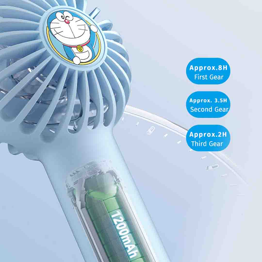 Doraemon Mini Handheld Fan (Blue) by Rock