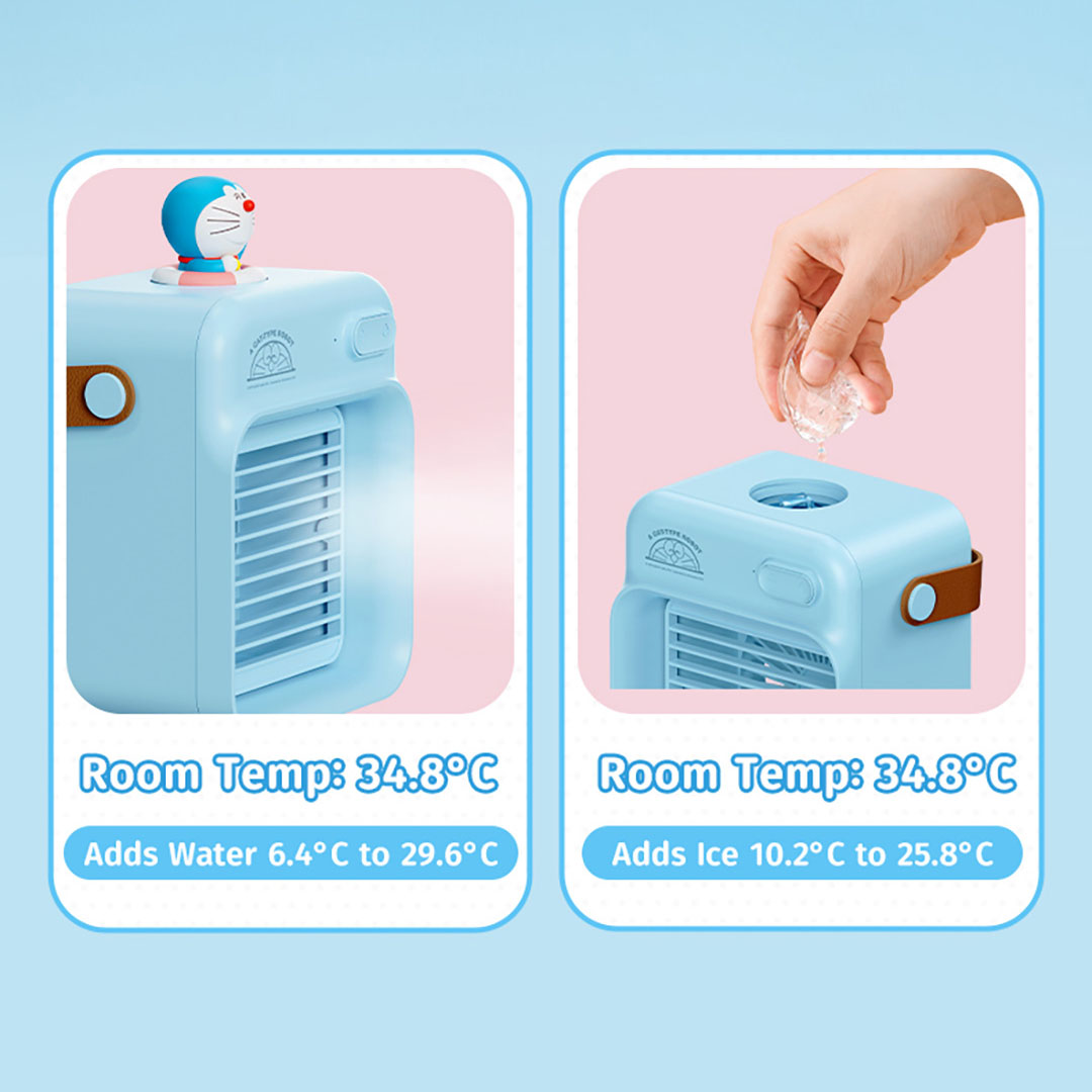 Doraemon Cooling Water Fan (Pink) by Rock