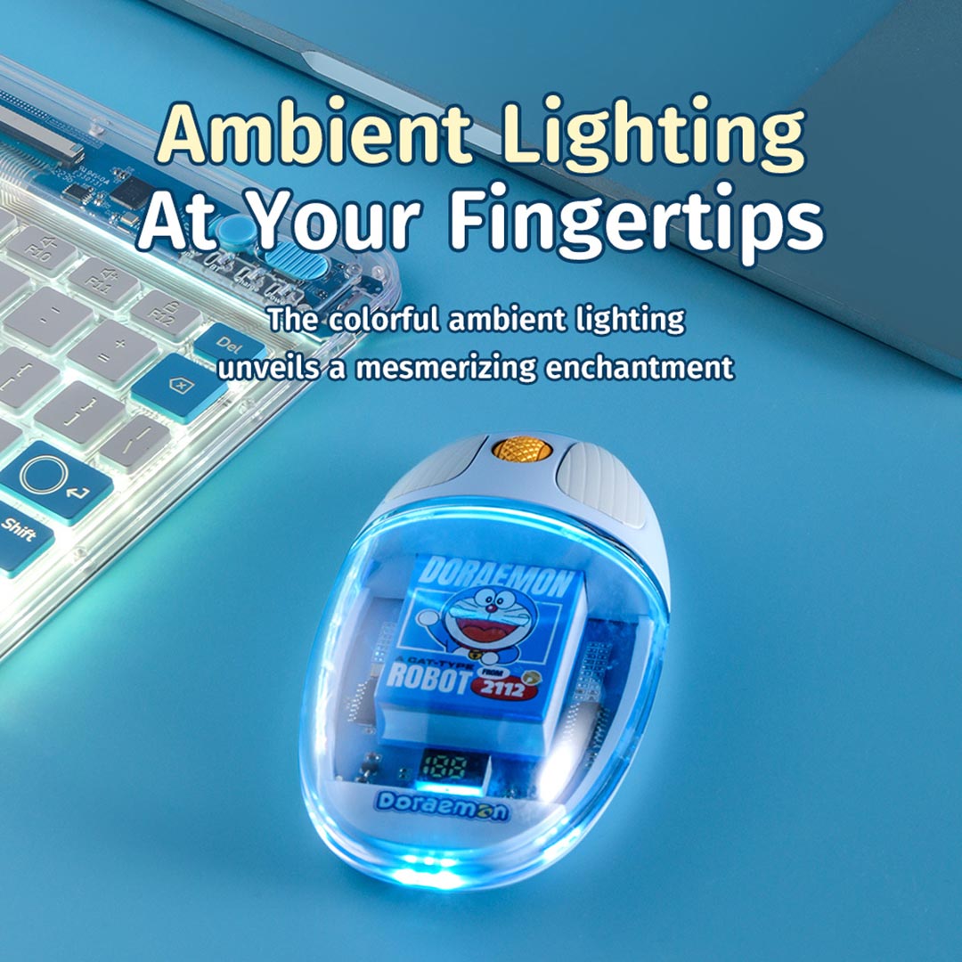 Doraemon Wireless Mouse (Blue) by Rock