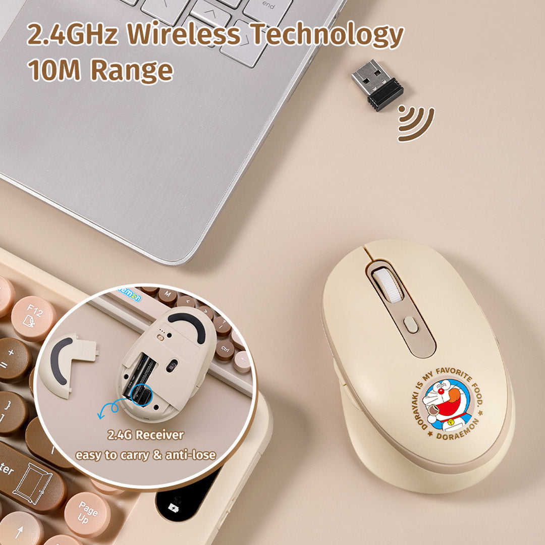 Doraemon Wireless Mouse (Beige) by Rock