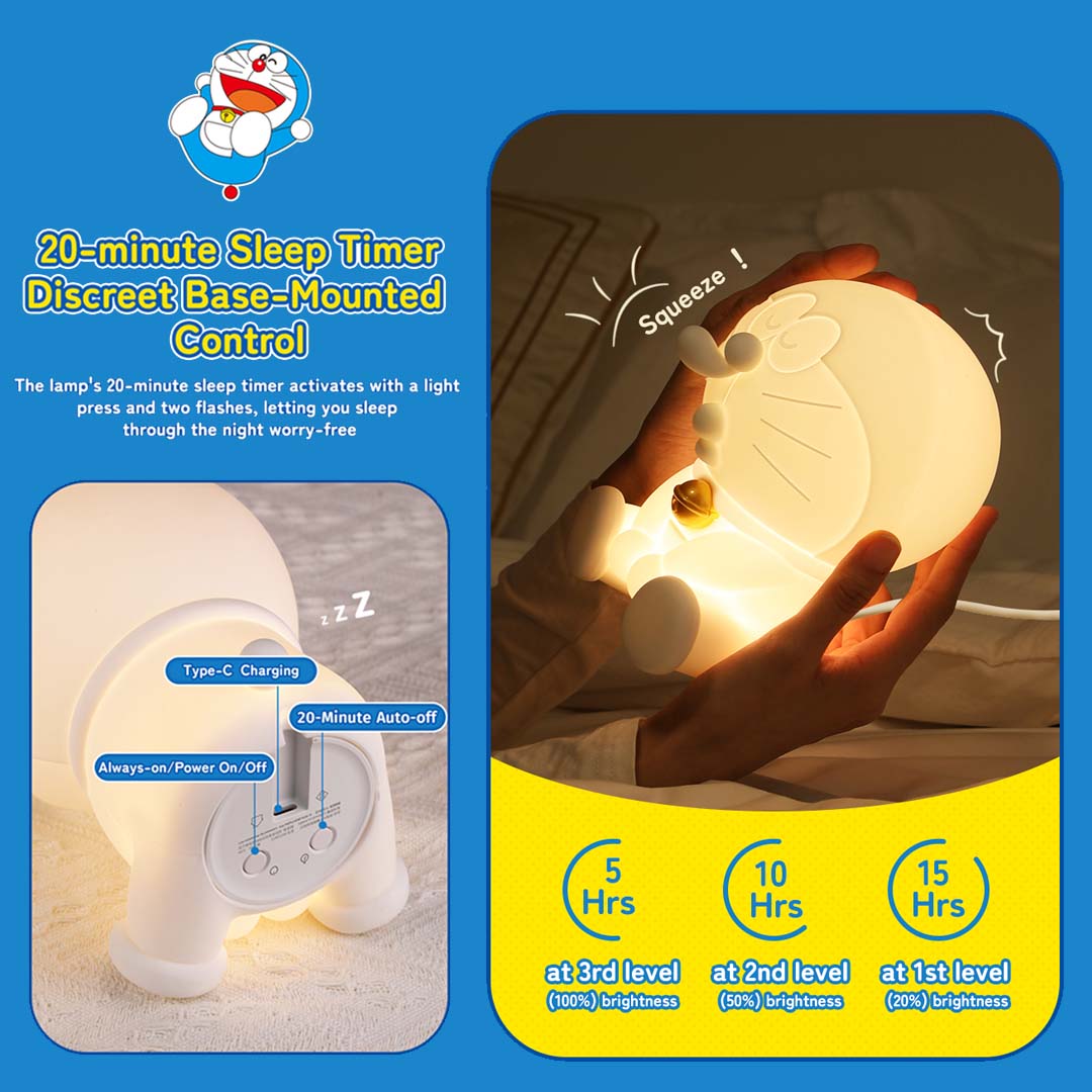 Doraemon Sleep Companion Pat Lamp by Rock