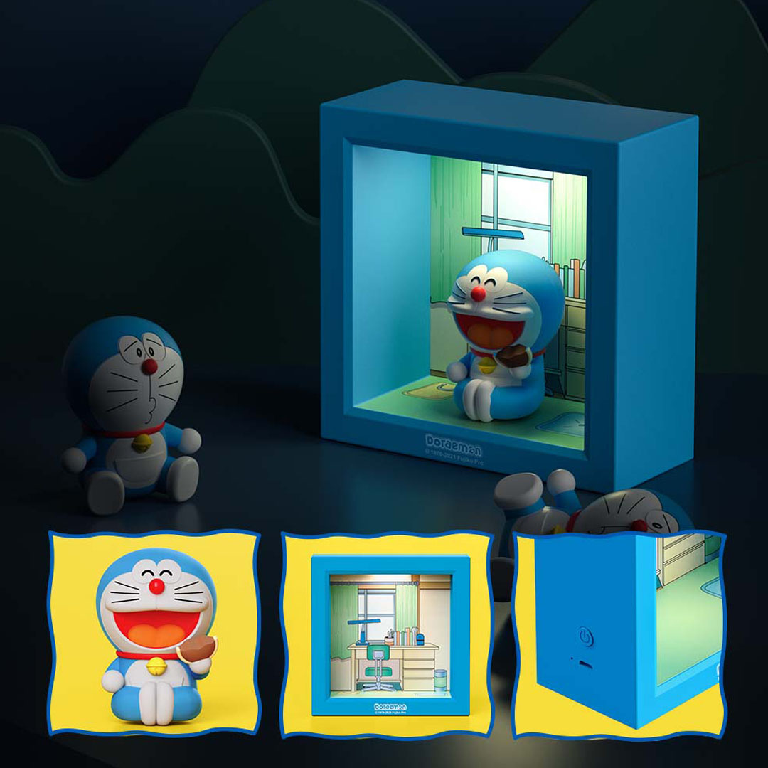 Doraemon Mini Frame Lamp (Blue) by Rock