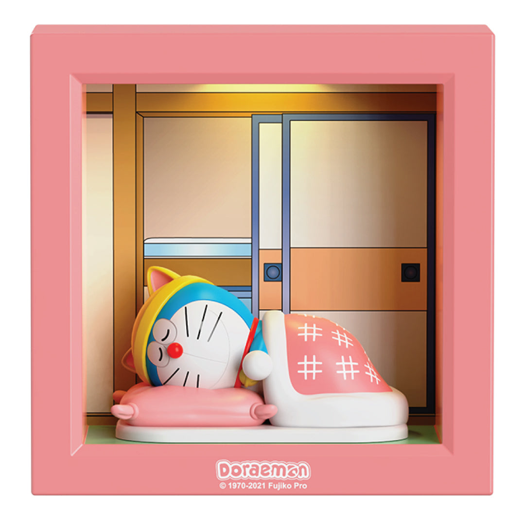 Doraemon Sleeping Baby Frame Lamp (Pink) by Rock