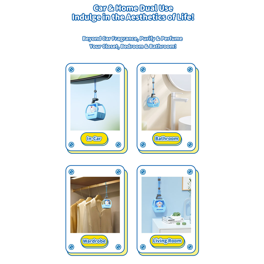 Doraemon Car Cabel Aroma Diffuser by Rock