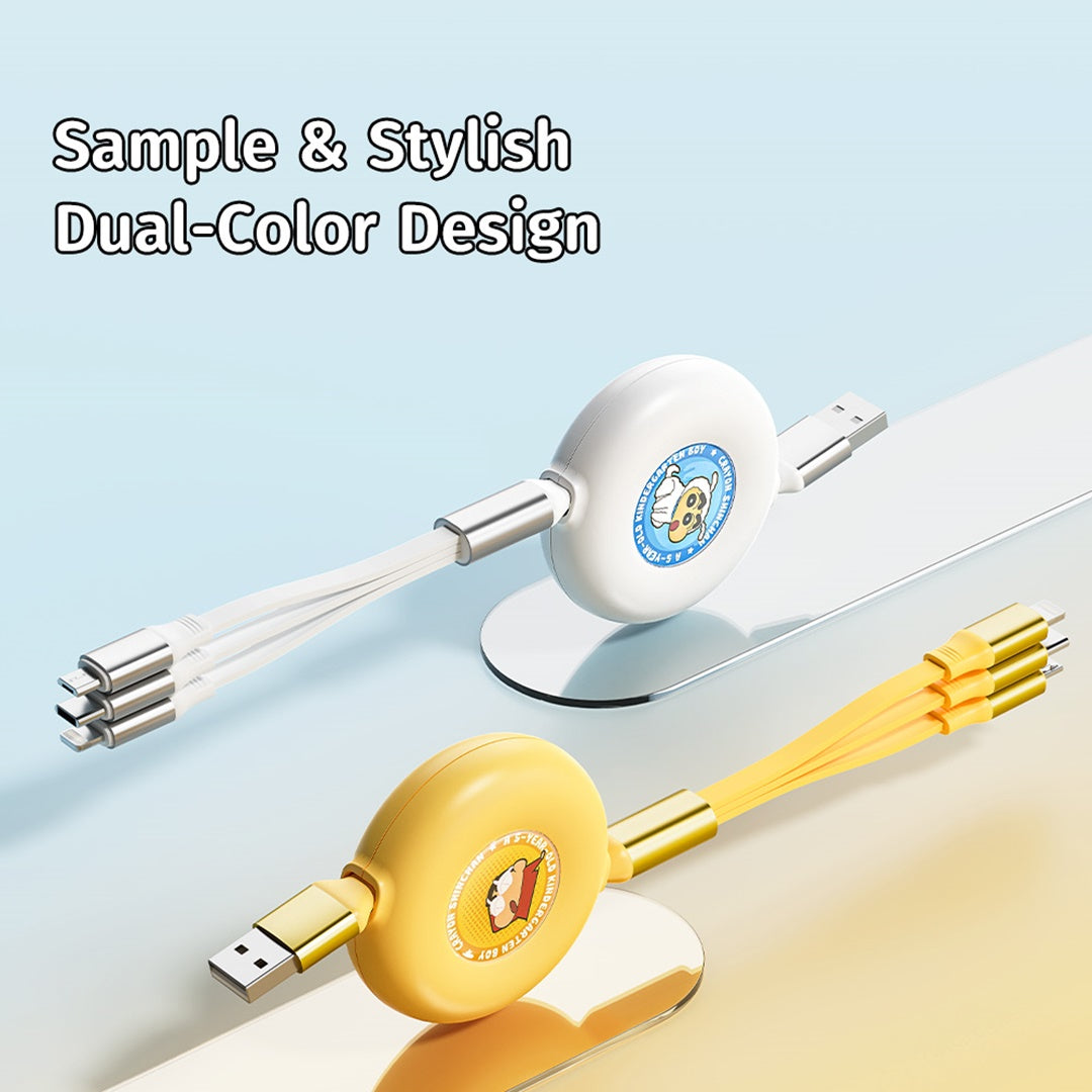 Crayon Shinchan 3In1 Charge & Sync Cable By Rock