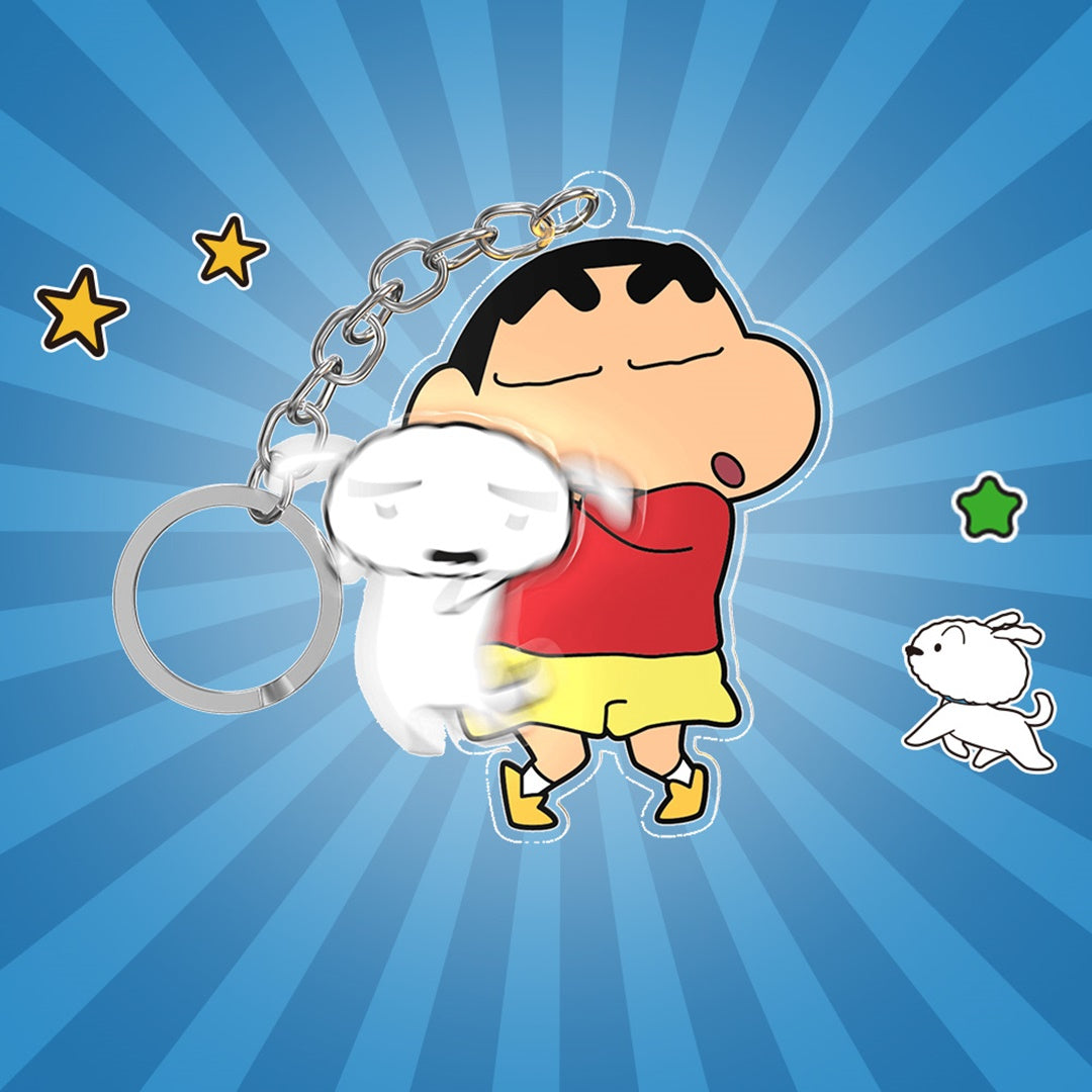 Crayon Shinchan Acrylic Key Chain Blind Box (1 of 12 pc.) By Rock