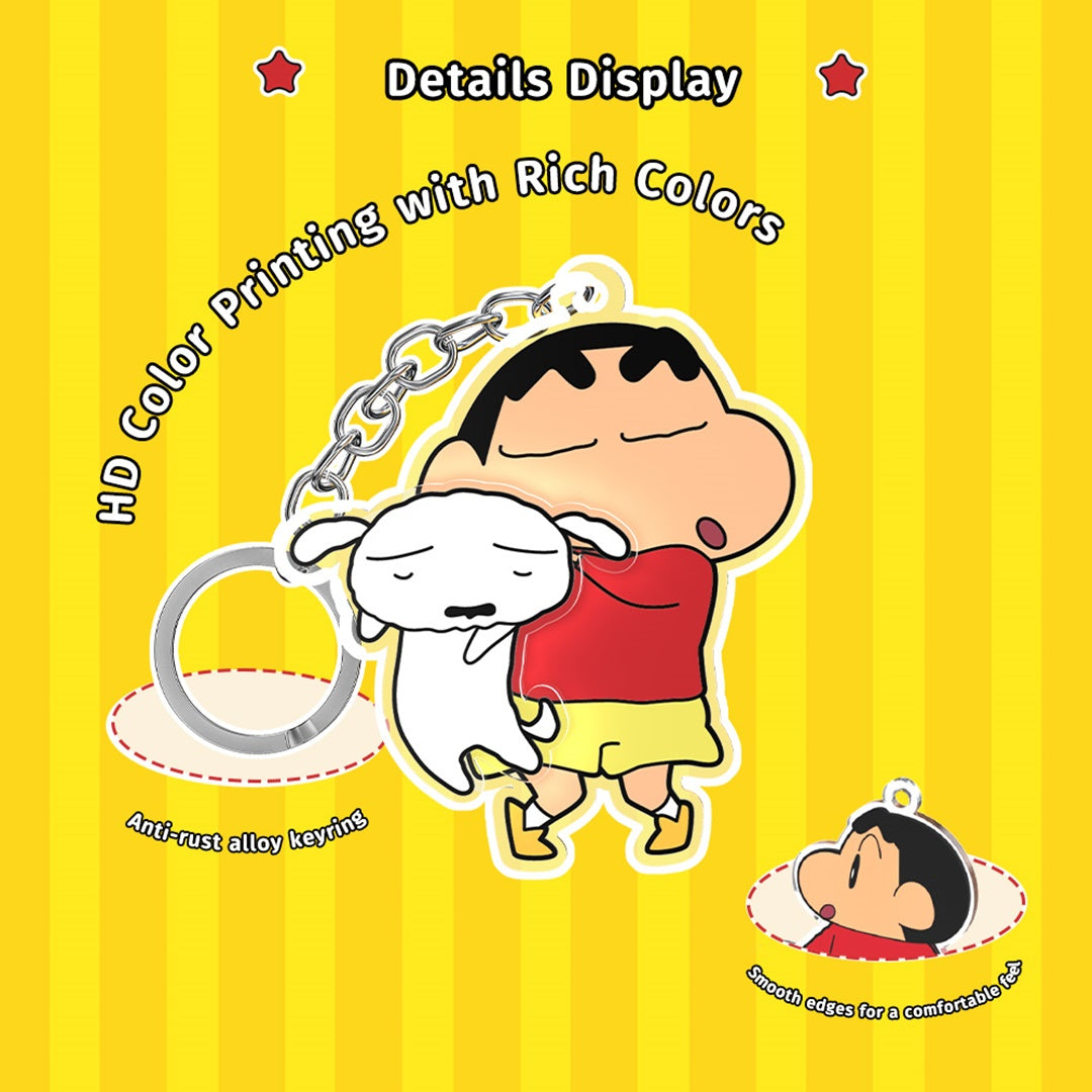 Crayon Shinchan Acrylic Key Chain Blind Box (1 of 12 pc.) By Rock