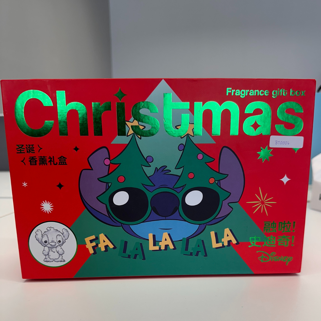 Stitch Christmas Limited Edition Gift Box Candle by Bestine