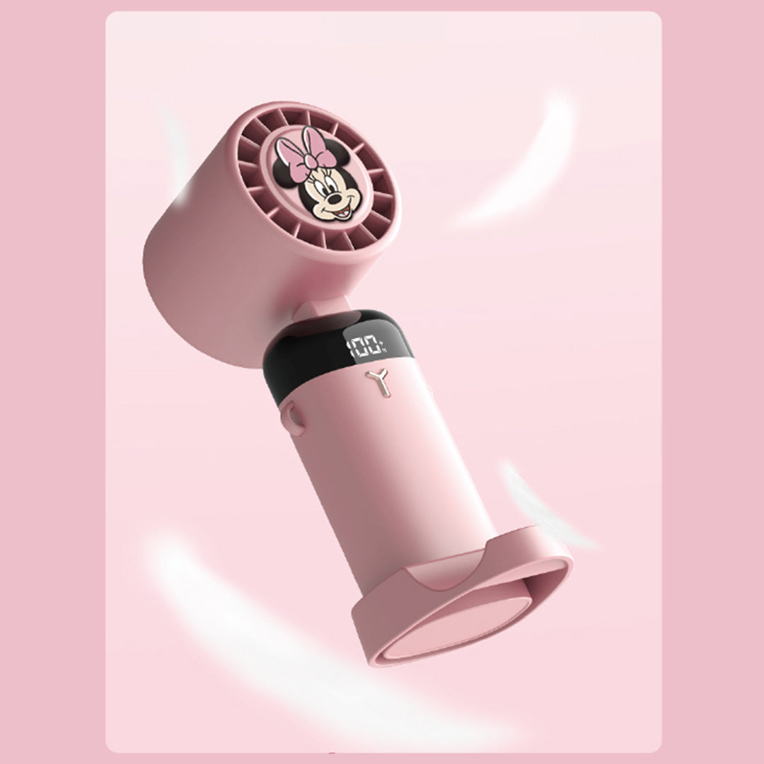 Minnie Mickey Mouse & Friends Digital Portable Fan (Pink) by Amaze Max