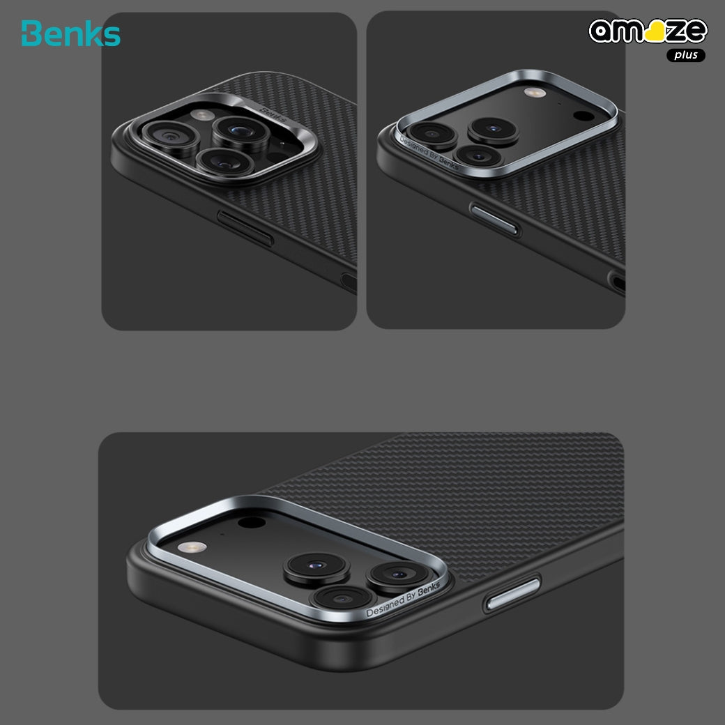 Armor Air/Pro 600D Case (iPhone 17 Pro - 17 Pro Max) (Black) by Benks
