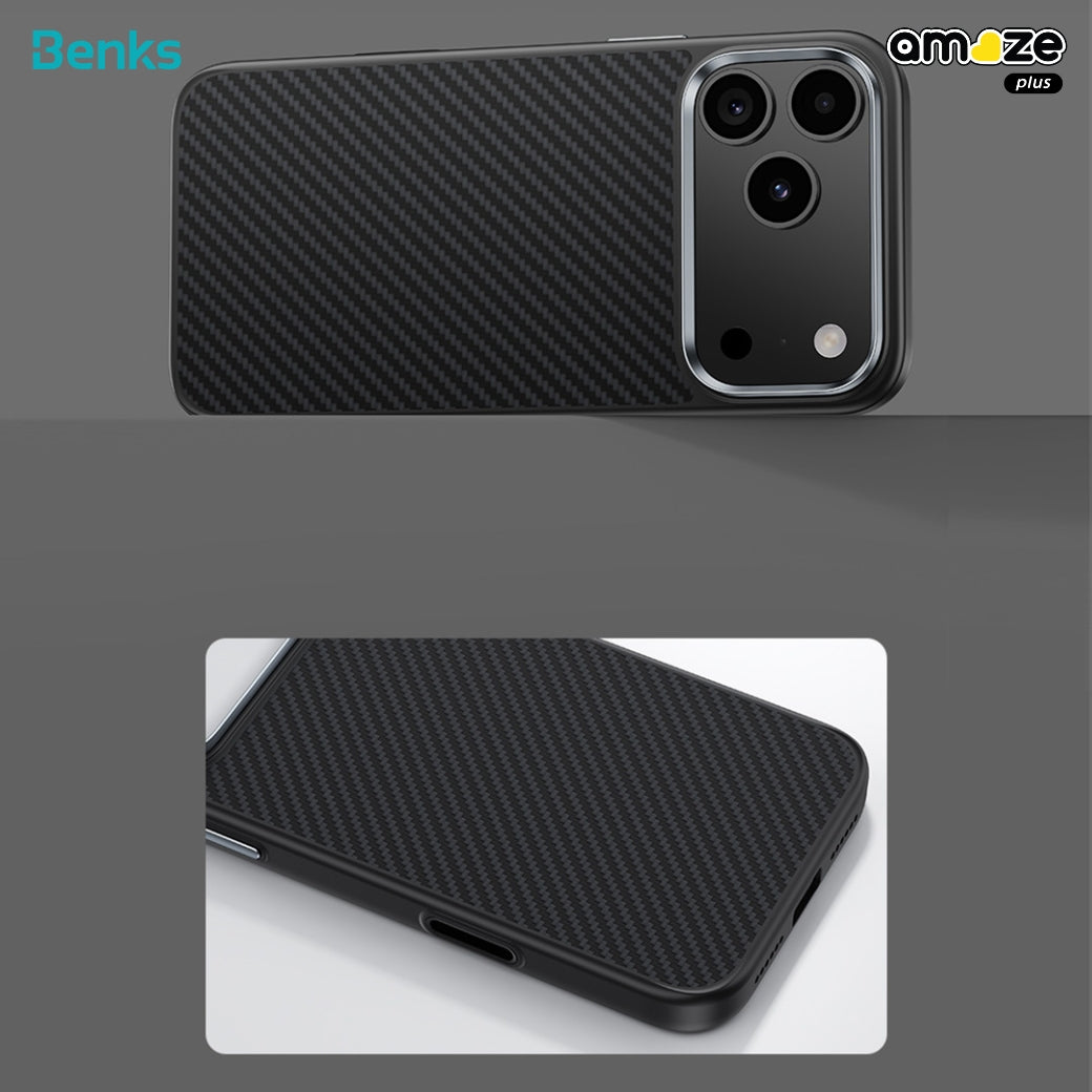 Armor Air/Pro 600D Case (iPhone 17 Pro - 17 Pro Max) (Black) by Benks