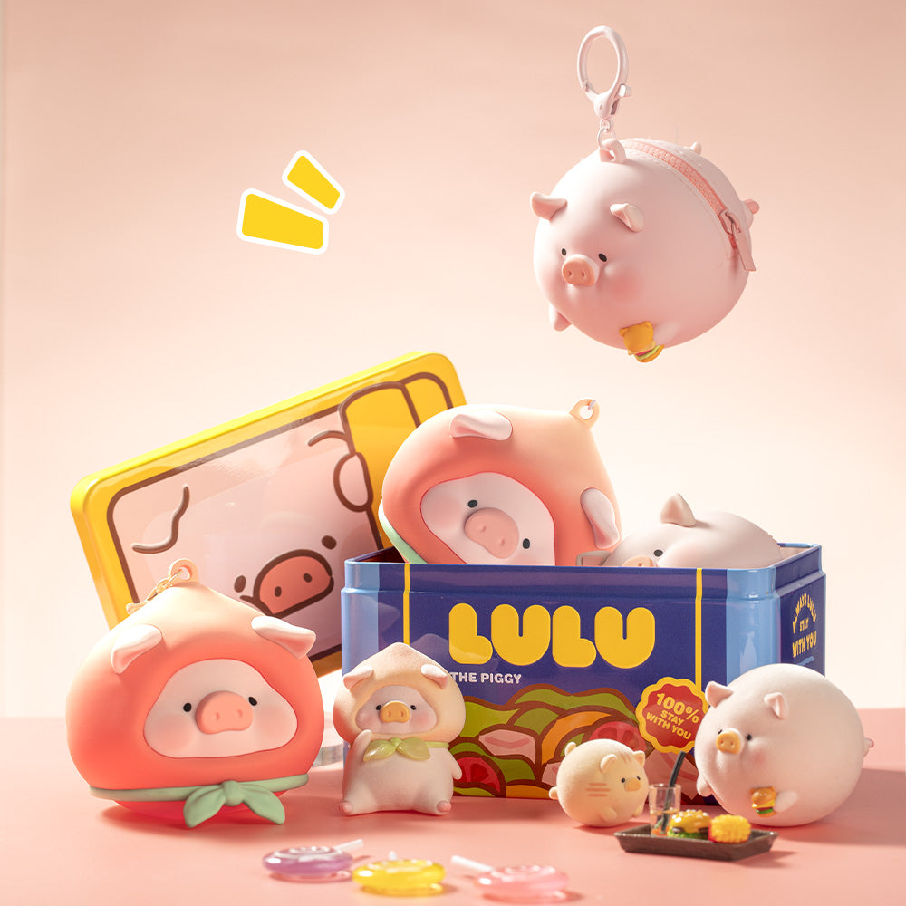 LuLu the Piggy Piggy Peach Silicone Earphone Bag by Rock