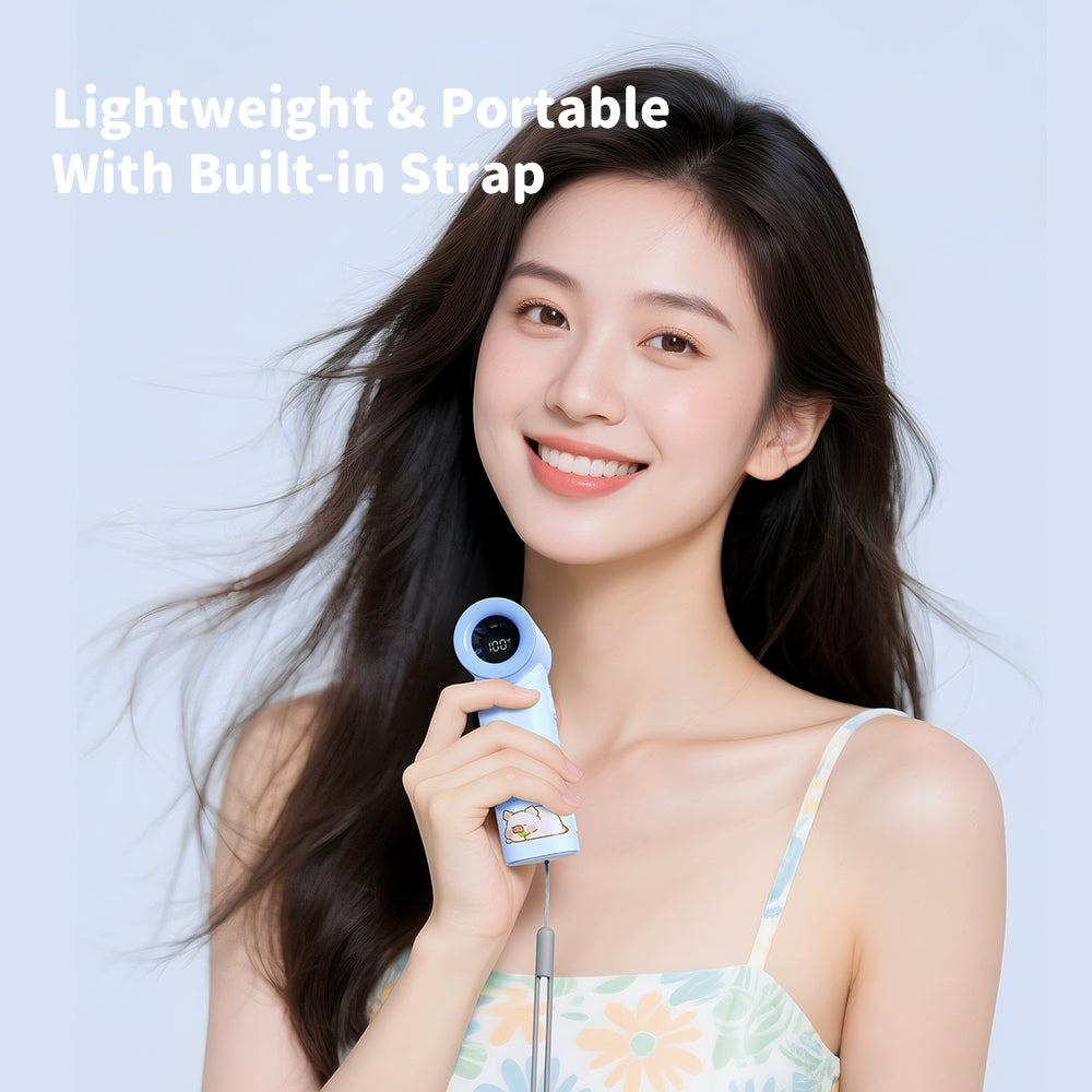 LuLu the Piggy Handheld Fan by Rock