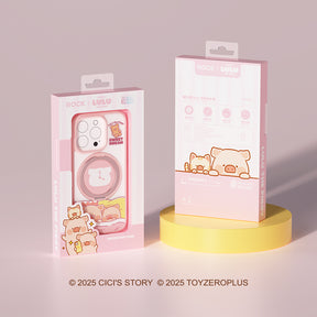 LuLu the Piggy Sweet Dreams Phone Case (iPhone 15 Pro Max) by Rock