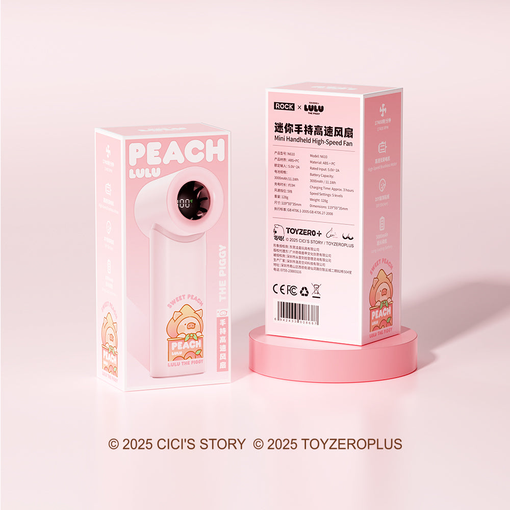 LuLu the Piggy Handheld Fan by Rock