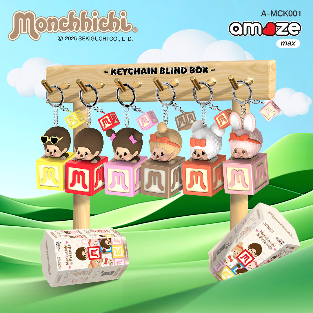 Monchhichi & Friends Keychain Blind Box (1 of 6 pcs.) by Amaze Max